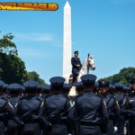 Di atas Maung, Presiden keliling Monas inspeksi pasukan saat HUT Polri